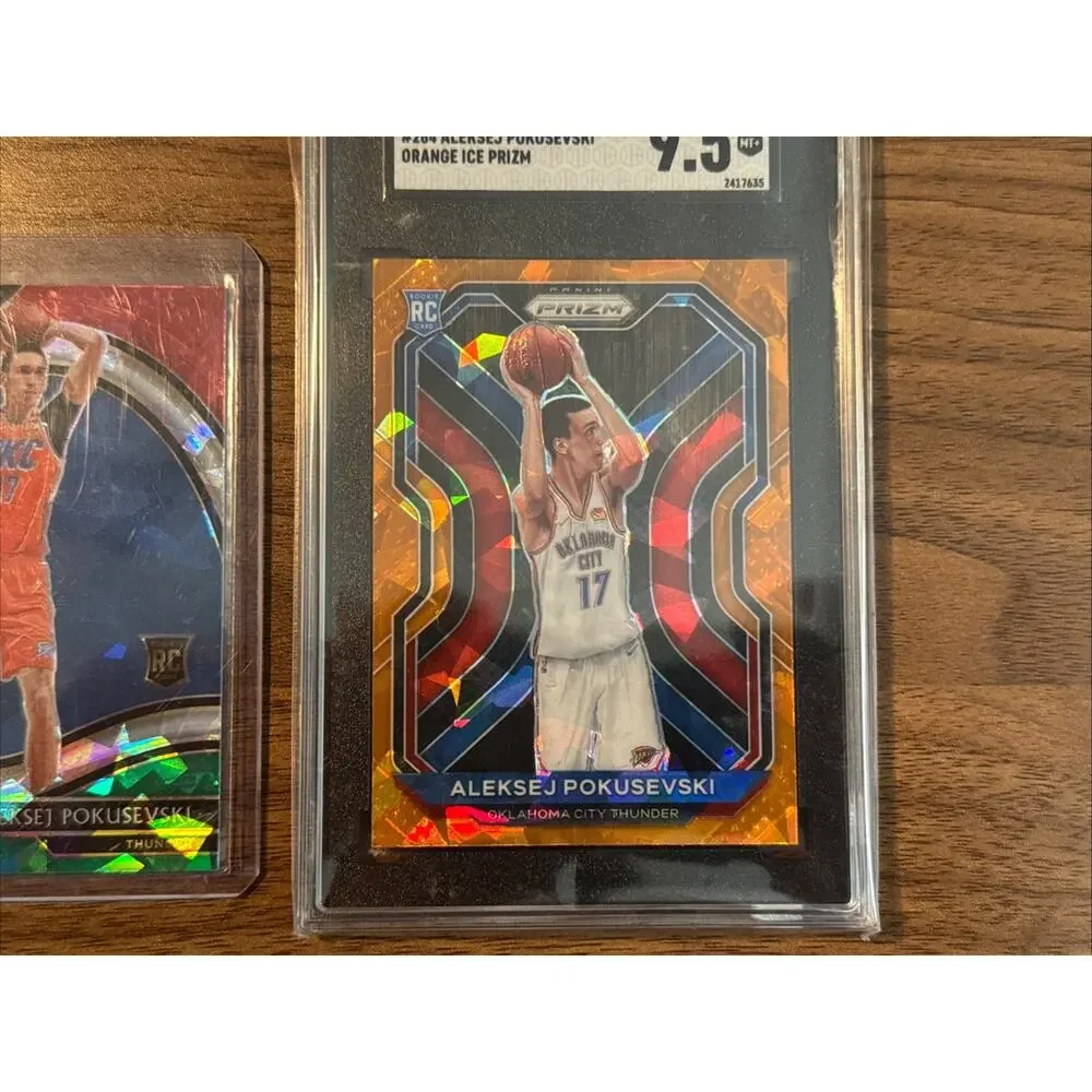 2020 Panini Prizm Fast Break, ICE,Wave, Auto Aleksej Pokusevski RC Lot (35)